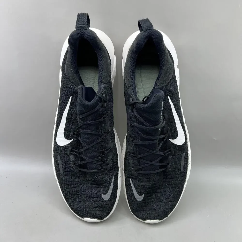 Nike Free Run 5.0 Running Shoes Men Size 12 Black Mesh Comfort Low Sneakers - Picture 5 of 9